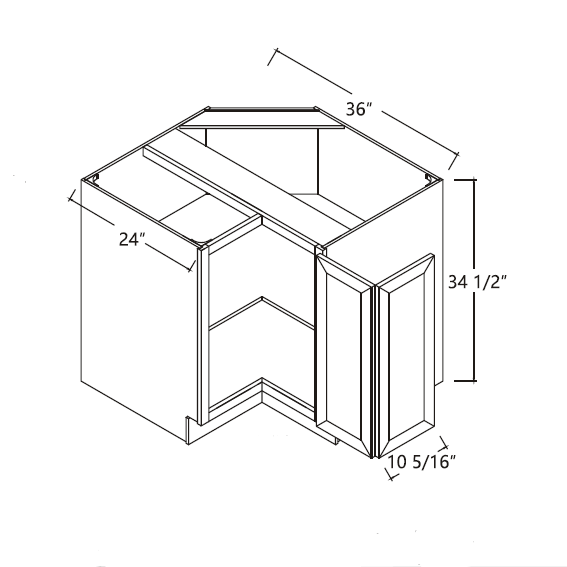 Lazy Susan Base Cabinet Dimensions | Cabinets Matttroy